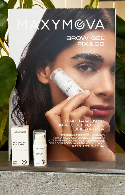 EXPOSITOR DE MOSTRADOR PARA GEL PARA CEJAS MAXYMOVA: IDEAL PARA SALONES DE BELLEZA