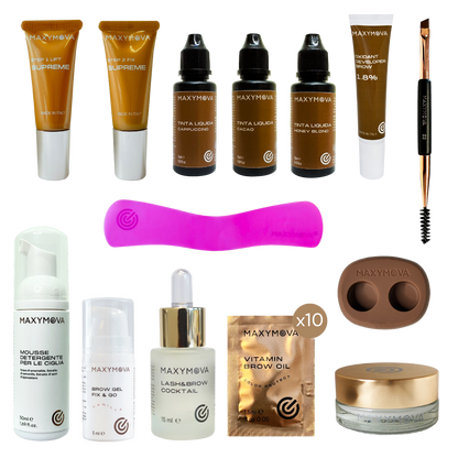 KIT DE LAMINACION DE CEJAS. RESULTADOS PROFESIONALES DE ELEVACION DE CEJAS. MAXYMOVA