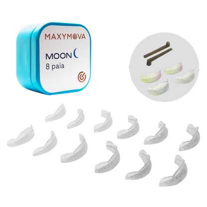 MOLDES DE SILICONA PARA PESTAÑAS MOON - 8 PARES