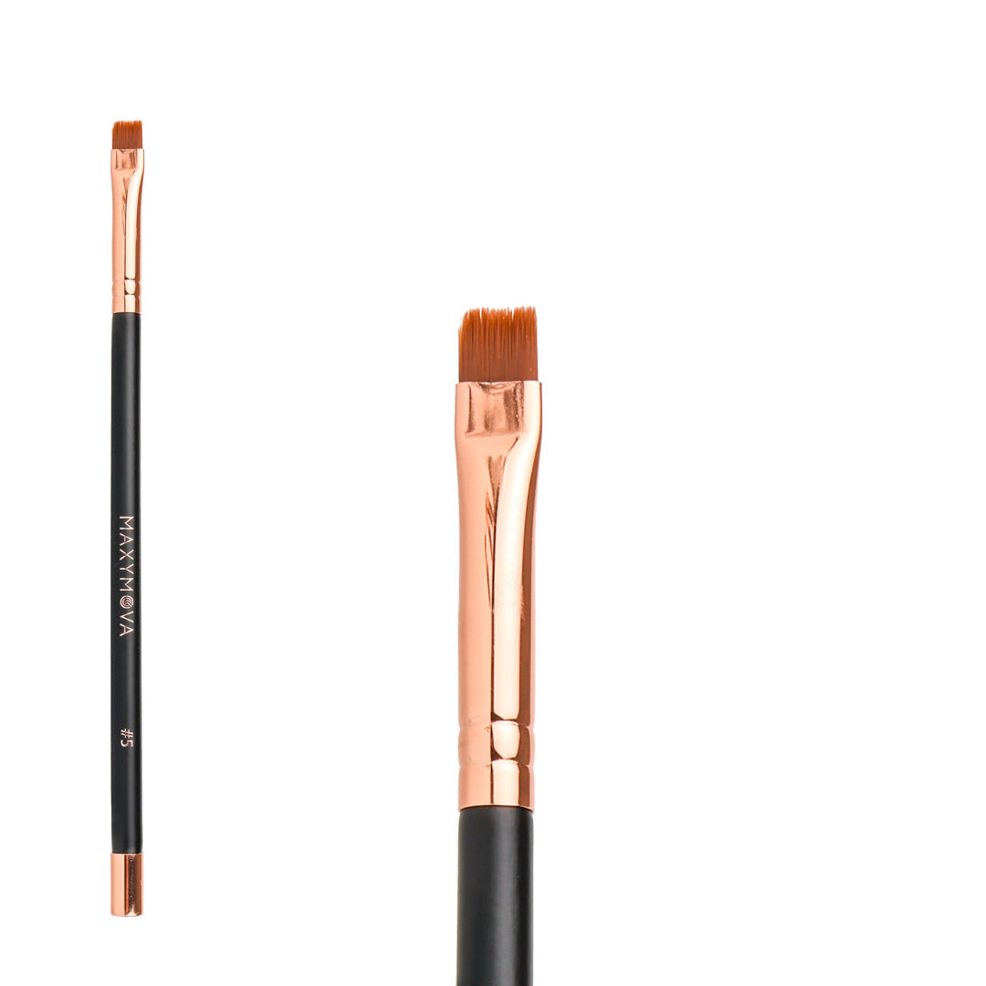 KIT VIP CON BASE METÁLICA DE 7 PINCELES PROFESIONALES PARA CEJAS Y PESTAÑAS