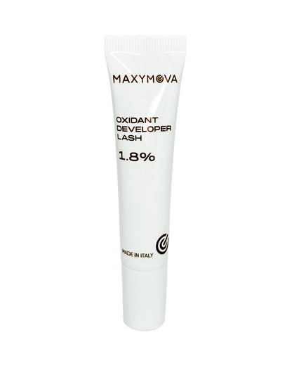 1,8% OXIDANTE LASH (FORMULA ESPESA) PARA TINTE LIQUIDO ULTRA NEGRO - TUBO DE 15 ML MAXYMOVA