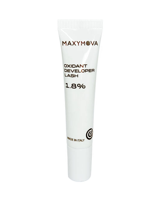 1,8% OXIDANTE LASH (FORMULA ESPESA) PARA TINTE LIQUIDO ULTRA NEGRO - TUBO DE 15 ML MAXYMOVA