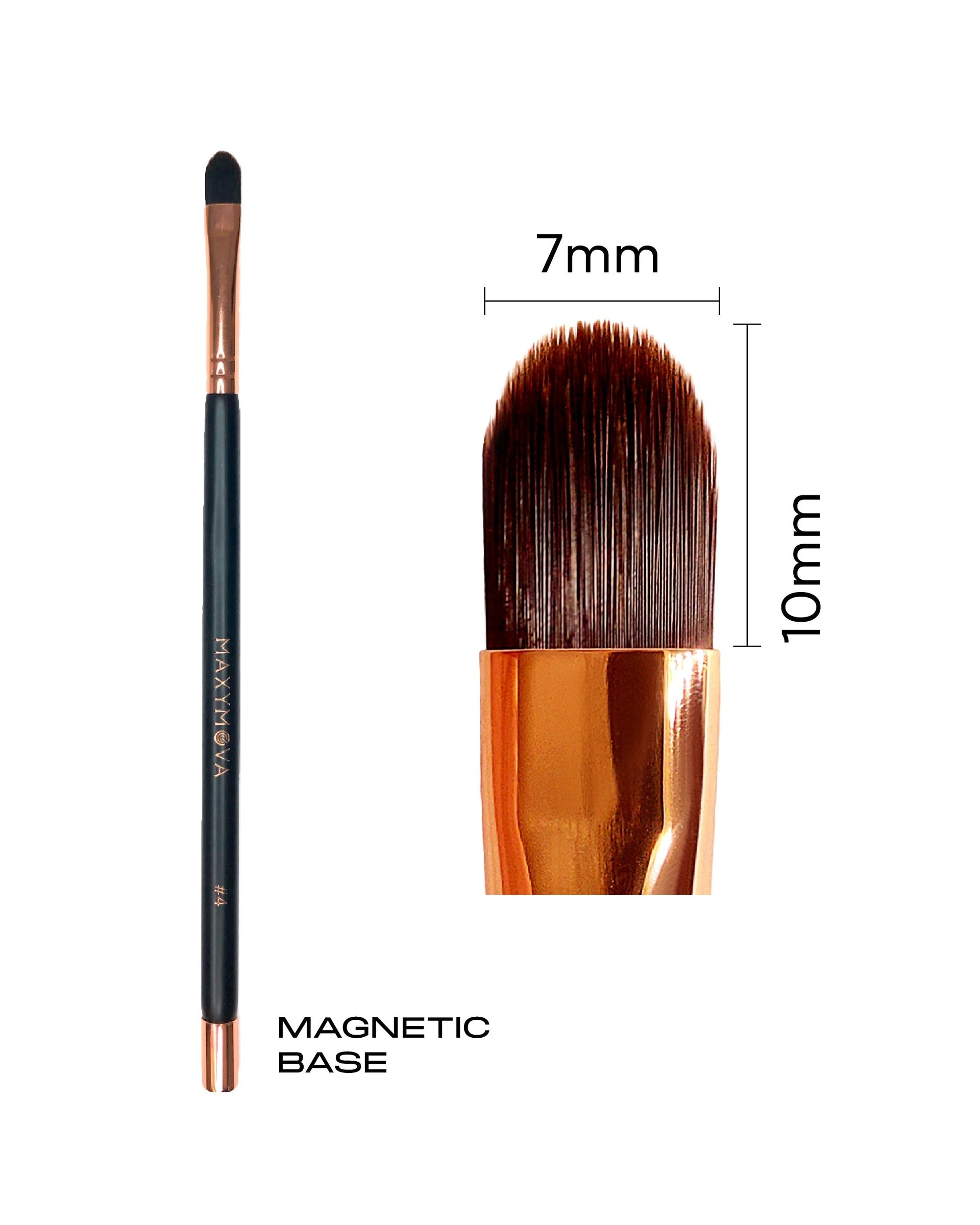PINCEL MAGNÉTICO PROFESIONAL N.° 4: PARA APLICAR MOUSSE LIMPIADORA Y SÉRUM