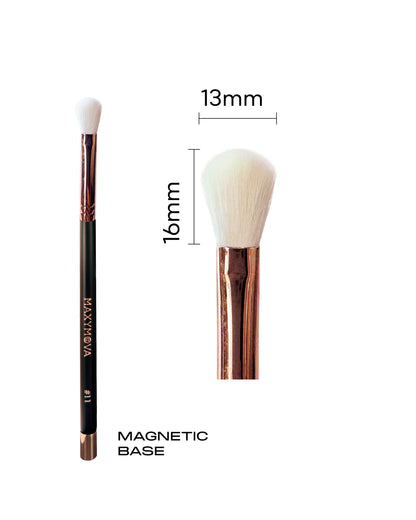 PROFESSIONAL MAGNETIC BRUSH NO.11 - FOR MAKE UP– Premium Synthetic Fiber