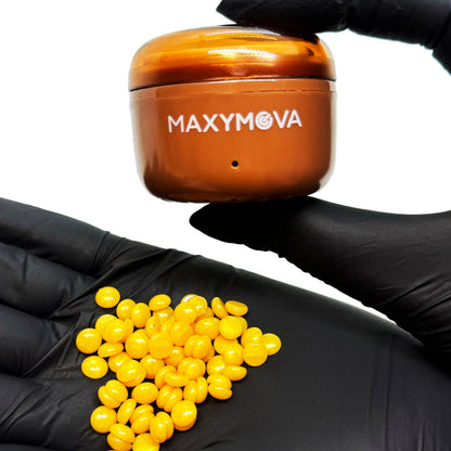 MINI CALENTADOR DE CERA: CALENTADOR DE CERA COMPACTO PARADEPILACION DE CEJAS, NARIZ Y OREJAS MAXYMOVA