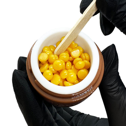 MINI CALENTADOR DE CERA: CALENTADOR DE CERA COMPACTO PARADEPILACION DE CEJAS, NARIZ Y OREJAS MAXYMOVA