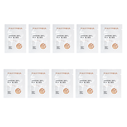 SET DE 10 SOBRES DE BROW GEL FIX&GO 1,5 ML - CUIDADO POSTERIOR PARA CEJAS TRAS EL TRATAMIENTO DE LAMINACIÓN