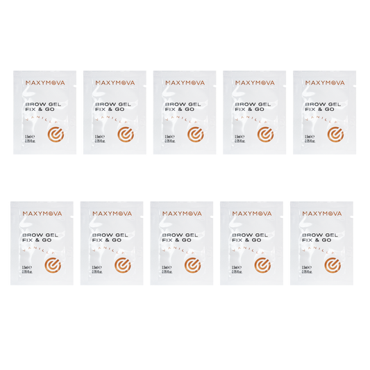 SET DE 10 SOBRES DE BROW GEL FIX&GO 1,5 ML - CUIDADO POSTERIOR PARA CEJAS TRAS EL TRATAMIENTO DE LAMINACIÓN