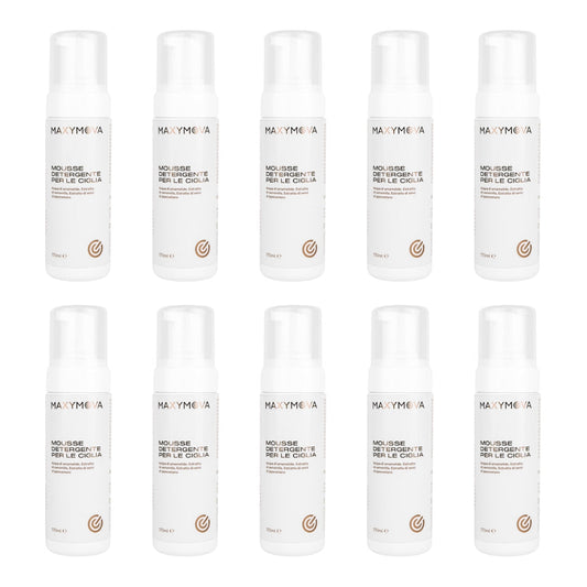SET 10 MOUSSE LIMPIADOR 170 ML LASHES&FACE CON EXTRACTO DE FLOR DE MANZANILLA Y AGUA DE HOJA DE HAMMAMELIS