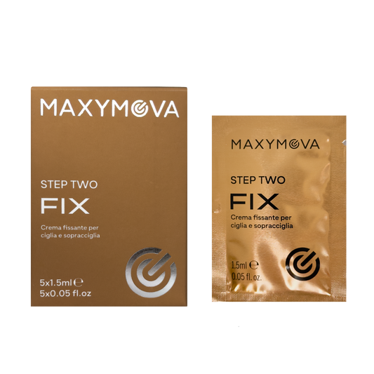 Paso 2 FIX PARA LAMINACIÓN DE CEJAS Y PESTAÑAS, SOBRES DE 1,5 ML*5