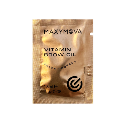SET 10 MONODOSIS 1,5 ML ACEITE VITAMINICO PARA CEJAS DESPUES Aceite DE LA HENNA Y LA LAMINACION DE CEJAS MAXYMOVA