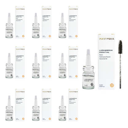 SET 10 SERUM LASH&BROW COCKTAIL 5 ML, MAXYMOVA