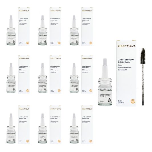 SET 10 SERUM LASH&BROW COCKTAIL 5 ML, MAXYMOVA