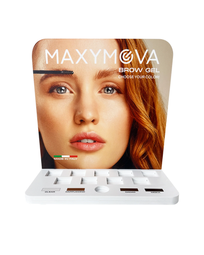 EXPOSITOR DE GEL PARA CEJAS VACÍO: ORGANICE, EXHIBE Y VENDA SIN ESFUERZO. MAXYMOVA