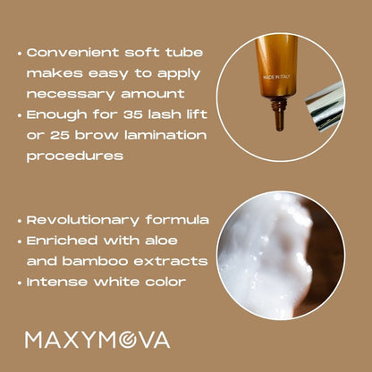 Paso 2 SUPREME FIX PERM CREAM FOR BROW AND LASH LAMINATION, 10 ml tube