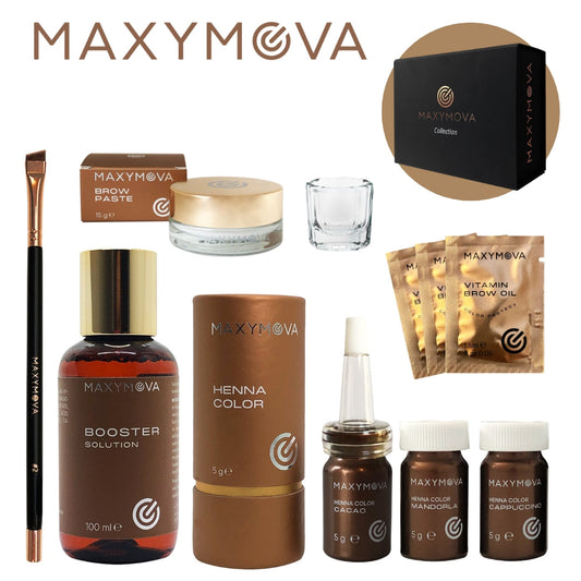 KIT DE HENNA PARA NEGOCIOS CON 3 COLORES DE HENNA Y ACCESORIOS