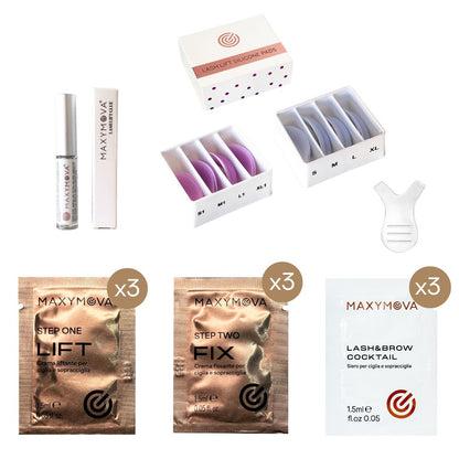 KIT PROFESIONAL DE LAMINACIÓN DE PESTAÑAS (PEQUEÑO) - PARA 12-15 TRATAMIENTOS