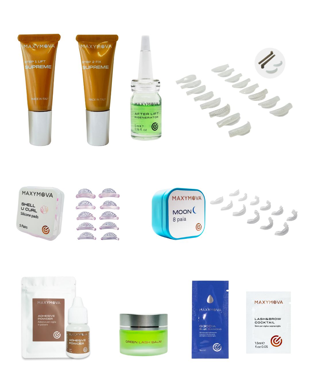 KIT AVANZADO DE LAMINACION DE PESTAÑAS Y CEJAS PARA FUSION TECHNIQUE- MAXYMOVA