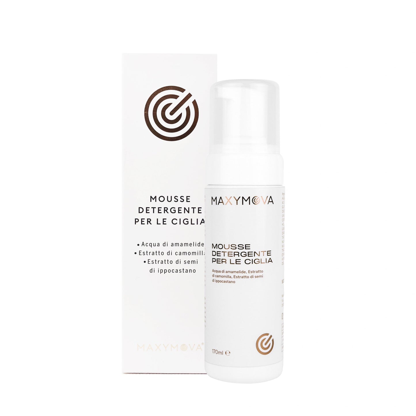 MOUSSE LIMPIADORA PARA PESTAÑAS Y CEJAS 170 ML