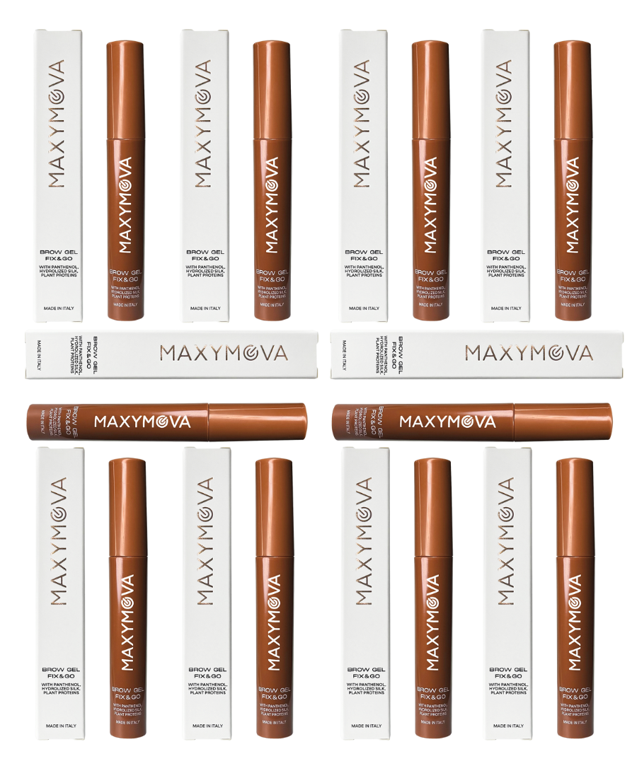 SET 10 GEL PARA CEJAS FIX&GO GEL TRANSPARENTE DESPUÉS DE LA LAMINACIÓN DE CEJAS