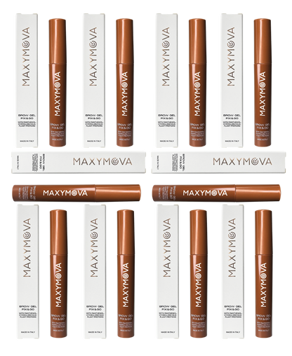 SET 10 GEL PARA CEJAS FIX&GO GEL TRANSPARENTE DESPUÉS DE LA LAMINACIÓN DE CEJAS