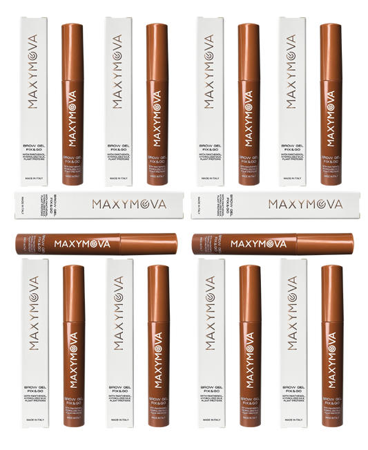SET 10 GEL PARA CEJAS FIX&GO GEL TRANSPARENTE DESPUÉS DE LA LAMINACIÓN DE CEJAS