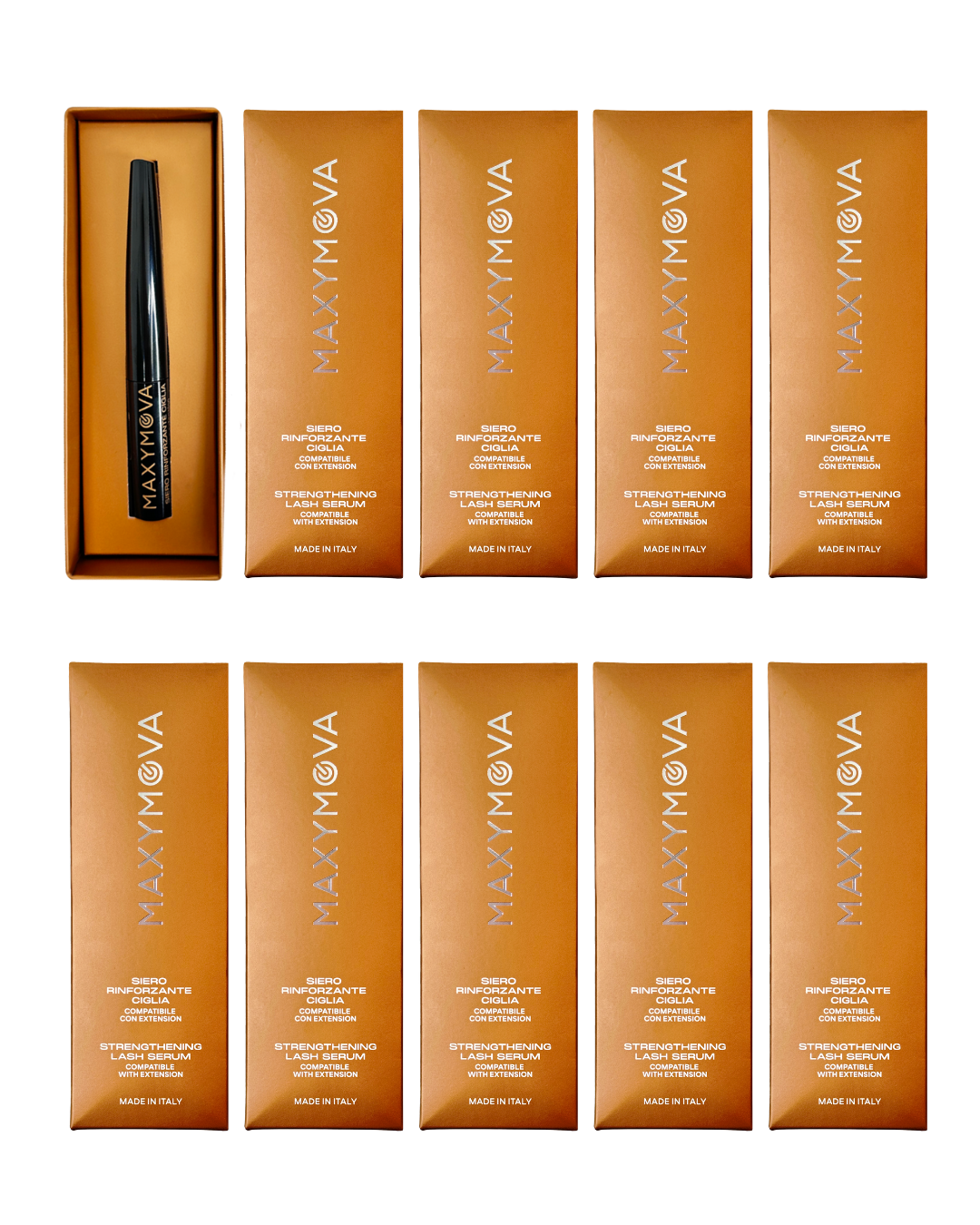 Set 10 EYELASH STRENGTHENING SERUM AFTER LASH EXTENSION (new design)
