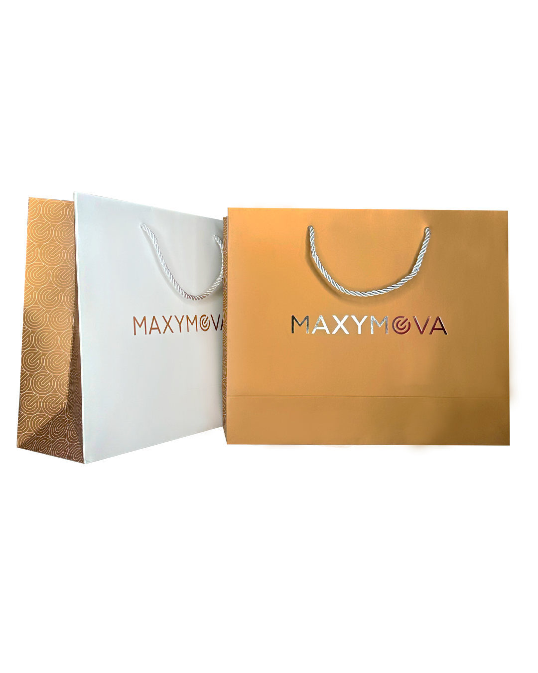 BOLSA DE CARTON DE REGALO PREMIUM MAXYMOVA: ELEGANTE Y DURADERA
