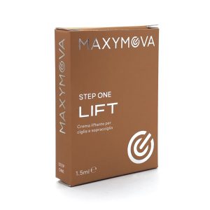 Step 1 Loción LIFT - 5 sobres monodosis de 1,5 ml para tratamiento de laminación de pestañas y lifting de cejas. Maxymova®