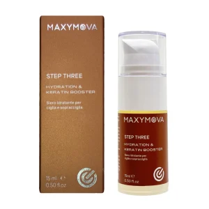 STEP 3 Keratin Booster MAXYMOVA® Laminación en frasco airless de 15 ml. El tercer paso del tratamiento Professional Lash Lift