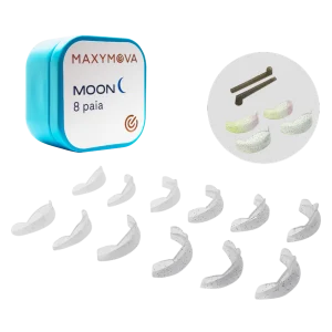 Moon Silicone Eyelash Lift Shields - 8 Pairs